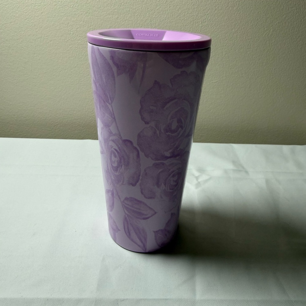 Corkcicle Lavender Floral Travel Mug